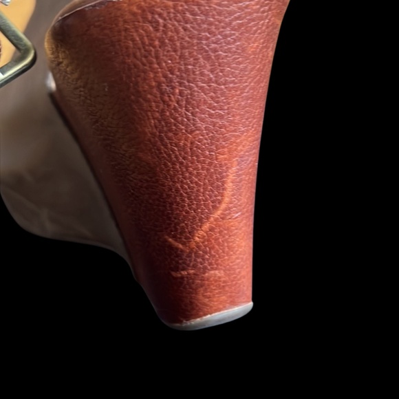 Barely worn Kork-Ease Berit Peep Toe Wedge Sandals | 9M | $25 - Picture 8 of 9